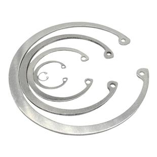 孔用卡簧孔卡304不锈钢GB893卡环内卡C型弹性垫圈开口挡圈8-100mm