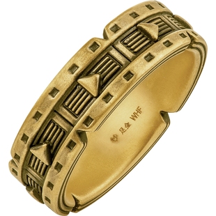 【新年礼物】MONOLOGUE独白黑金复古黄金足金胶片爱心戒指情侣戒