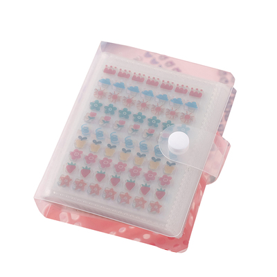 小鼻嘎手账贴纸本迷你指甲贴女孩儿童卡通装饰小图案防水可爱贴画