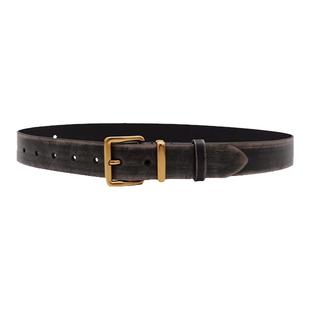 PANLULUPAN小众设计女士擦色头层牛皮真皮腰带时髦miu网红皮带