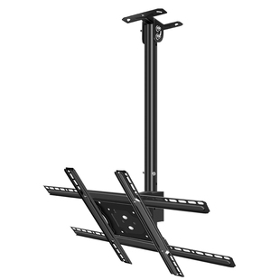 加厚通用32-70寸液晶电视机吊架广告灯箱天花板吸顶伸缩旋转挂架