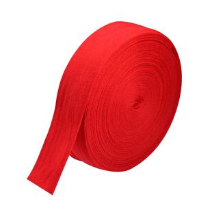 纯棉人字带红色带子结婚喜庆绑腿绑带全棉布料布条滚边宽织带辅料