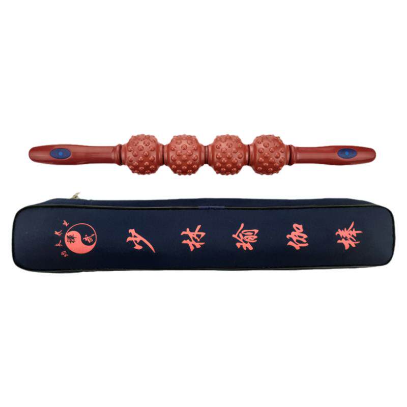 孙坚同款糖葫芦按摩器磁疗棒滚轮擀筋膜狼牙棒疏通经络腹部瑜伽棒