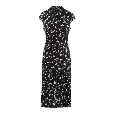 桑蚕丝女士连衣裙无袖旗袍裙商场