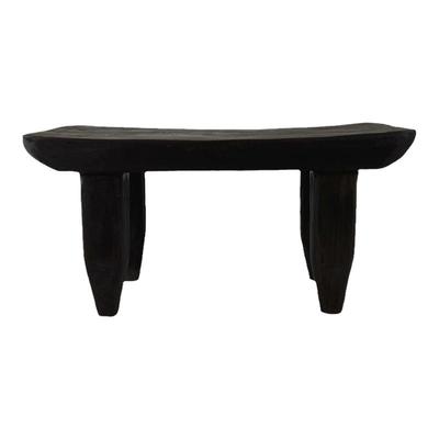 侘寂风实木沙发边几高级感矮凳