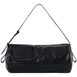 DirtySix /原创 查查列巴 卷筒包 裁剪与柔软机车 单肩斜挎包