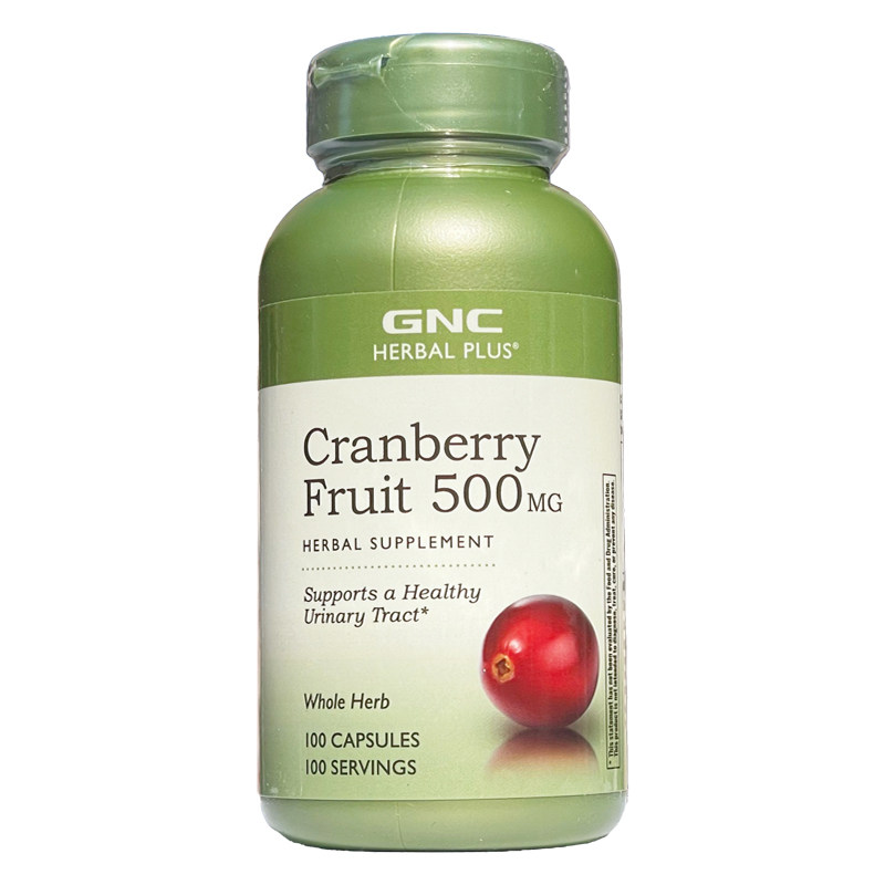 GNC蔓越莓100粒私处杀菌泌尿健康
