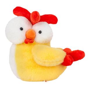 正版一杯鸡公仔毛绒玩具公鸡玩偶可爱喔喔奶糖抱枕儿童女生日礼物