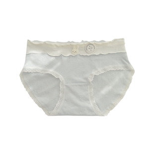 A类棉甜美清新内裤女纯棉少女中腰学生10A抗菌全棉档透气三角裤