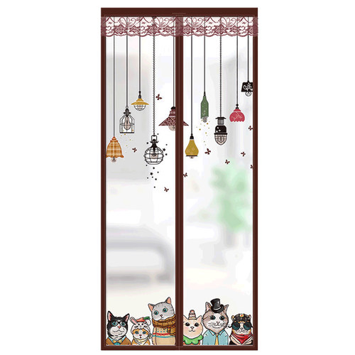 空调门帘冬季保暖防风家用隔断挡风防寒厨房遮挡帘透明免打孔磁吸