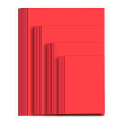 中国红卡纸大张4k红色手工制作a4