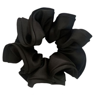 缎面花苞大肠发圈女高级感韩系复古2026年新款丸子头头花发绳马尾