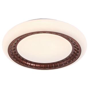 雷士照明卧室灯中古风吸顶灯法式复古胡桃木纹主卧房间灯2026新款