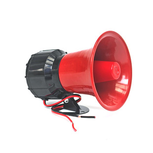 12v24v72v高音垃圾车洒水车音乐喇叭 220v消防报警号角塔吊扬声器
