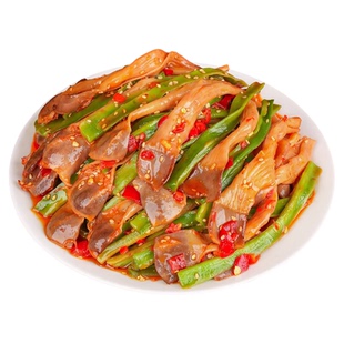 贡菜鸭板肠正宗湖南特色下饭菜拌饭拌面香辣过瘾网红追剧小零食