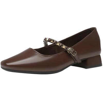 大东玛丽珍鞋女鞋一字扣