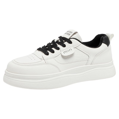 加绒大码女鞋41到43显脚小板鞋