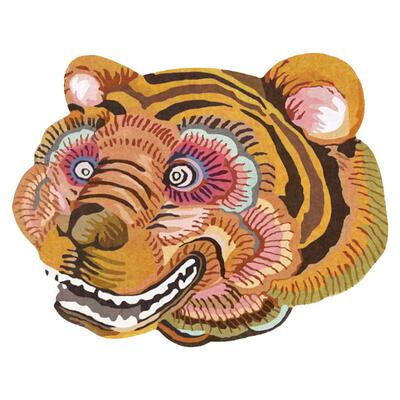 特质艺术家合作款杏仁进门垫地毯