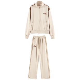 中学生春秋外套女休闲两件套少女春装新款初中生15女孩休闲棒球服