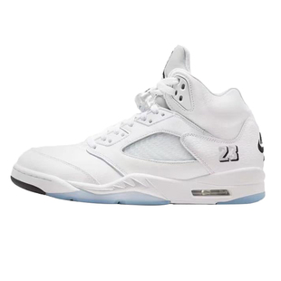 Air Jordan 5 AJ5 乔5纯白 高帮26年新款复古篮球鞋HQ7978-103