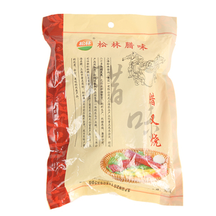 松林腊叉烧猪肉腌腊制品上海特色300克/袋选富硒金奖猪肉