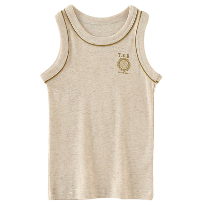 四季款男童纯棉背心宝宝家居睡衣