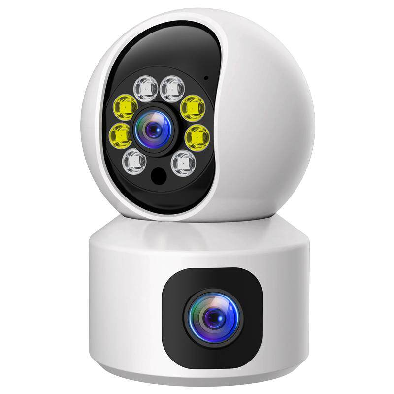 无线摄像头360度全景室内双镜头手机远程监控器家用高清wifi摄影