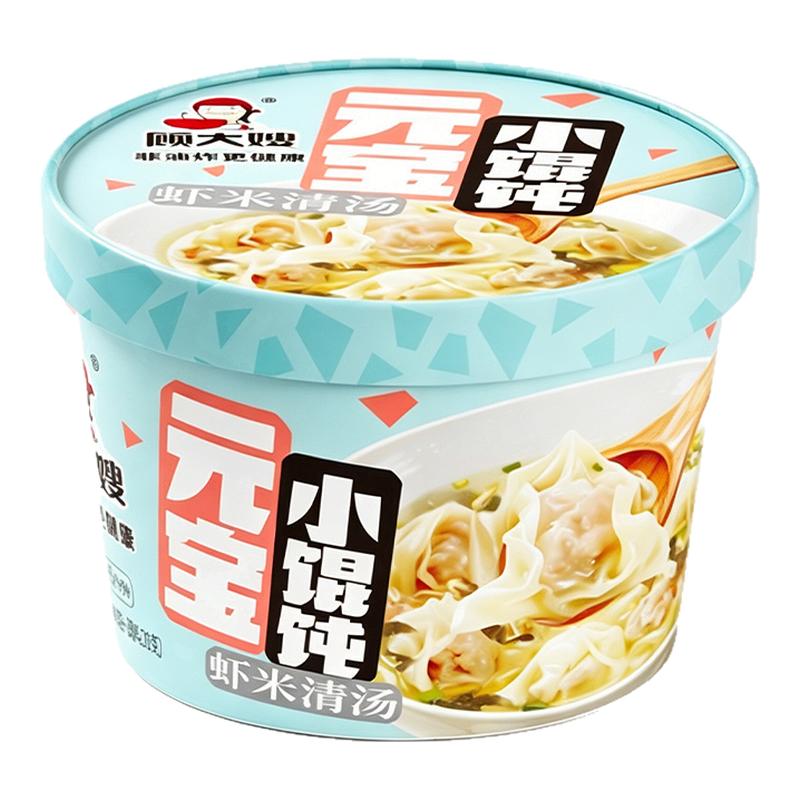 顾大嫂元宝小馄饨免煮即食桶装