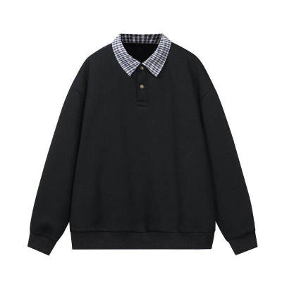 【NOLOGOPLUS】男士polo领卫衣