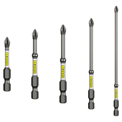 防滑强磁D2合金钢手电钻螺丝批头