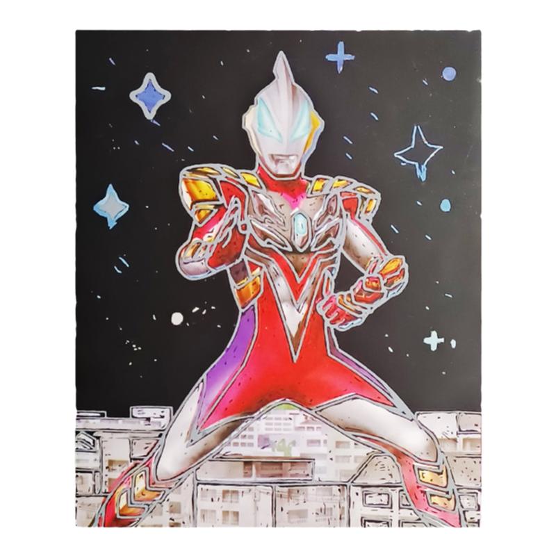 新款奥特曼刮画儿童便签本可爱创意绘画幼儿园手工神秘小礼物玩具