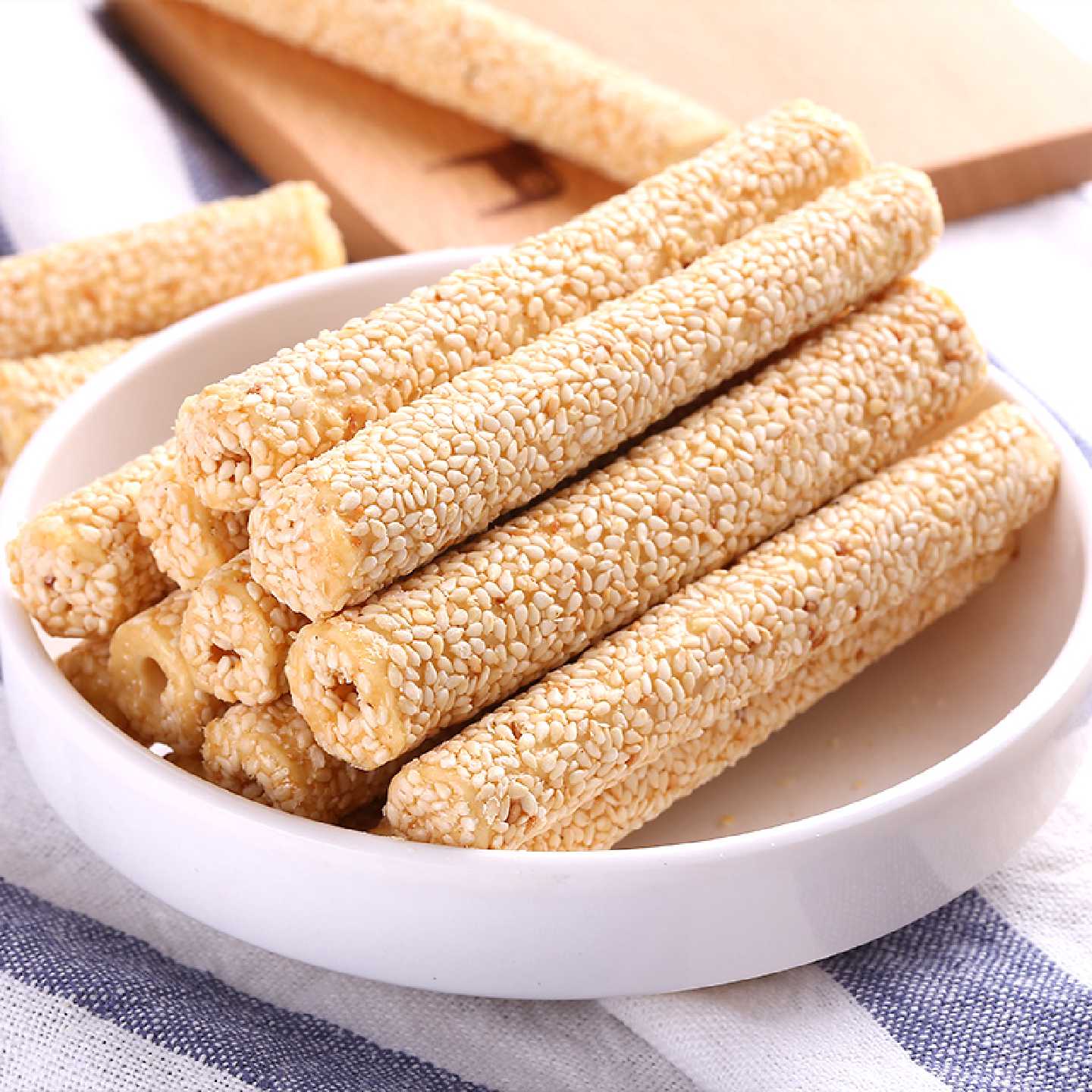特产芝麻杆棒寸管糖手工传统麦芽红糖糕点义乌重庆老年零食小吃