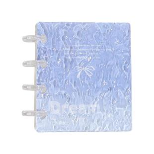 新款ins高颜值水晶卡册3寸追星小卡收集册一宫格水波纹活页拍立得明星卡片收纳收集册相册活页相册