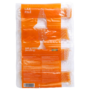 ikea宜家三文鱼块500g顺丰包邮生刺身冷冻独立包装大西洋asc认证