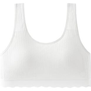 英氏女童内衣发育期一二阶段少女文胸小学生透气抹胸儿童纯棉背心