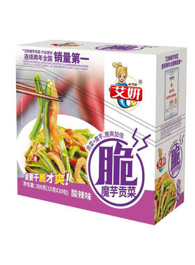 艾妍开袋即食香辣魔芋贡菜15g/袋