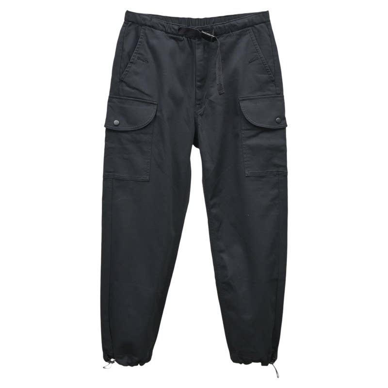 ABLEJEANS黑色男束脚工装长裤