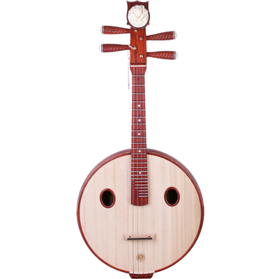 北京星海抛光中阮8512-A非洲紫檀木中阮星海牌麻花轴尼龙品中阮琴