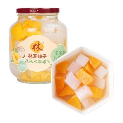 林家铺子1000g大容量水果罐头1kg