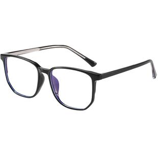 网红透明近视眼镜女可配度数平光护眼防蓝光辐射平面镜男眼镜框潮