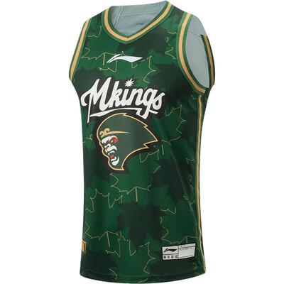 李宁凉爽V领男刺绣比赛上衣