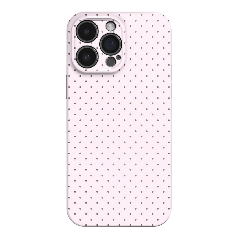 粉点甜美 适用苹果iphone17手机壳华为pura70小米15荣耀x50红米k80高级感小众vivox200软opporeno15一加ACE5