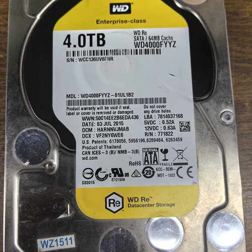 【议价-可维修】硬盘 WD4000FYYZ .5 /均有货