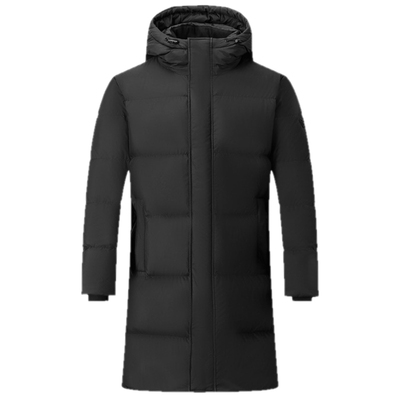 七匹狼男士中长款羽绒服2025冬季新品休闲运动厚羽绒夹克外套