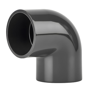 upvc90°弯头承压10KG直角4分化工水管配件pvc90度弯头国标接水管