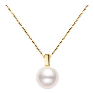 赫生HUSSAIN简式天然淡水单颗珍珠项链轻奢小众秋冬毛衣锁骨配饰