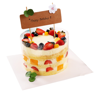 加厚蛋糕围边透明慕斯蛋糕硬围边爆浆蛋糕围边装饰纸自粘围边条