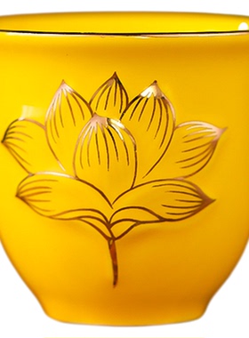 陶瓷三连供酒杯供佛水杯供奉菩萨净水杯佛堂节庆酒水杯招财圣水杯