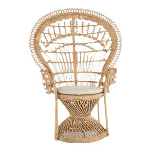 Bali Peacock Chair巴厘岛波西米亚藤编孔雀椅手工藤椅竹凳椅