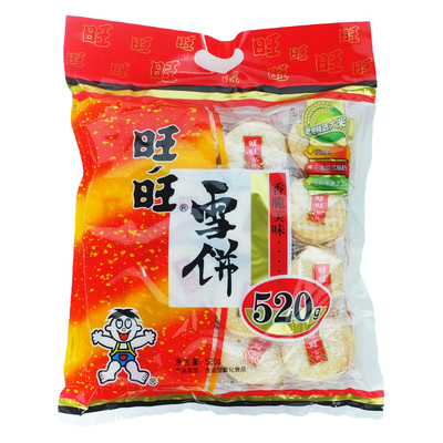 雪饼旺旺大米饼小零食520g